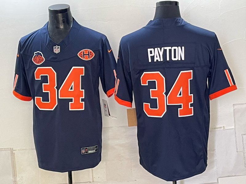 Men 2026 Chicago Bears #34 Payton blue Nike Limited NFL Jersey 0912001